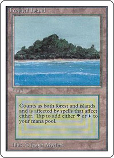 Tropical Island(英語版)（土地） | マジック：ザ・ギャザリング買取 