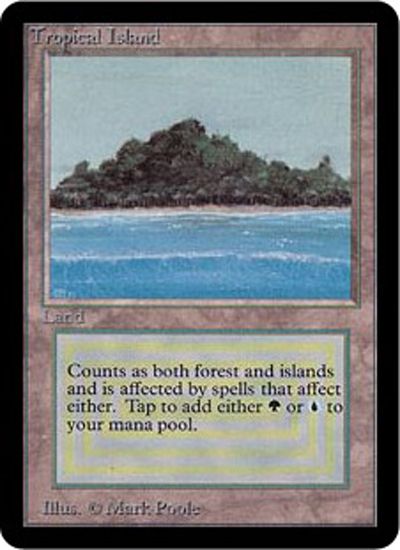 MTG Tropical Island 英語