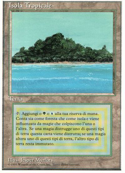 tropical island MTGマジックザギャザリング　リバイズド版