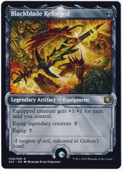 MTG】 再鍛の黒き剣/Blackblade Reforged(英語版) SS2/レア の