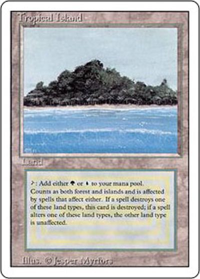 MTG】 Tropical Island(英語版) （土地） の買取・査定価格 - カーナベル