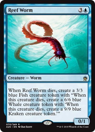 浅瀬蟲 Reef Worm 英語版 レア 5 マジック ザ ギャザリング通販カーナベル