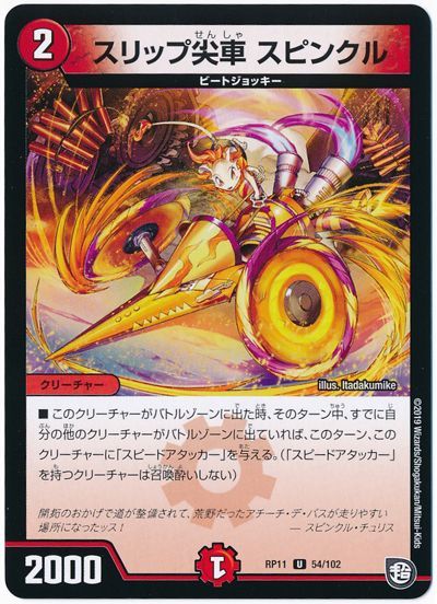 スリップ尖車 スピンクル