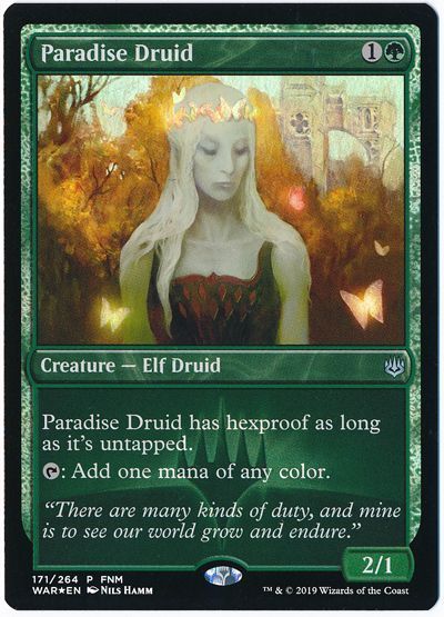 楽園のドルイド Paradise Druid 英語版 Fnm Mtg プロモ ら プロモ カーナベル