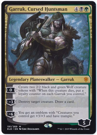 呪われた狩人 ガラク Garruk Cursed Huntsman 英語版 神話レア Eld マジック ザ ギャザリング通販カーナベル