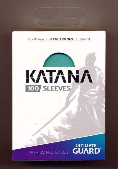 サプライ】 KATANA スリーブ ターコイズ(緑青) 横66/Ultimate Guard の