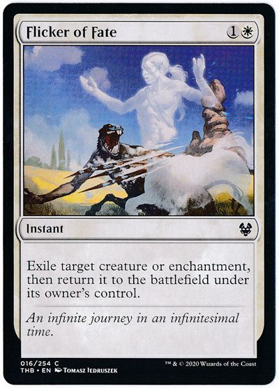 運命のちらつき Flicker Of Fate 英語版 Mtg Thb コモン カーナベル