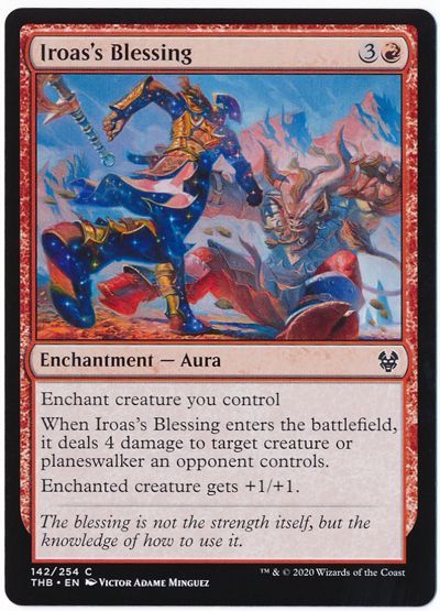 イロアスの恩寵 Iroas S Blessing 英語版 Mtg Thb コモン カーナベル