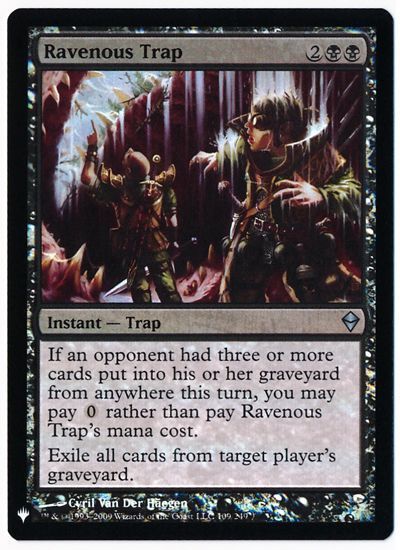 貪欲な罠 Ravenous Trap 英語版 Mb1 Foil Mtg 限定カード た アンコ カーナベル