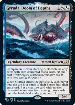 Mtg 深海の破滅 ジャイルーダ Gyruda Doom Of Depths 英語版 Iko レア の通販 カーナベル