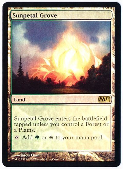 陽花弁の木立ち Sunpetal Grove 英語版 M11 Foil マジック ザ ギャザリング買取ならカーナベル