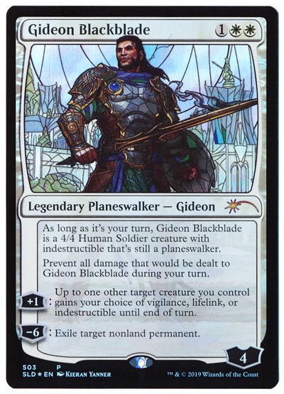 黒き剣のギデオン/Gideon Blackblade(英語版)【ステンドグラス】