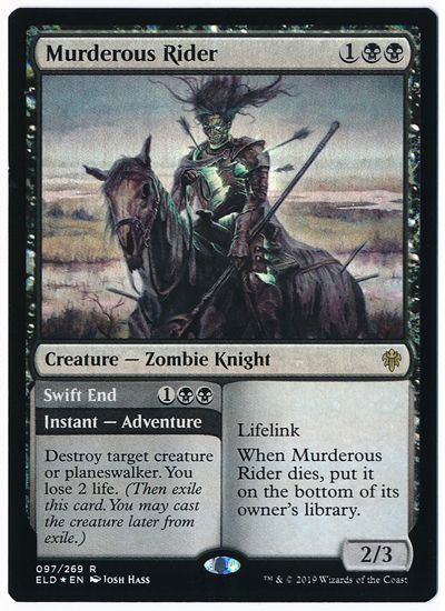 残忍な騎士 Murderous Rider 英語版 Eld Foil マジック ザ ギャザリング買取ならカーナベル 残忍な騎士 Murderous Rider 英語版 Eld Foil マジック ザ ギャザリング買取ならカーナベル