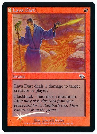 溶岩の投げ矢 Lava Dart 英語版 Jud Foil 限定カード や マジック ザ ギャザリング通販カーナベル