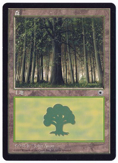 森 Mtg Por 基本土地 カーナベル