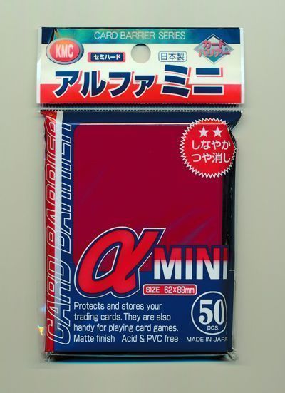 Amazon | KMC カードバリアーミニ メタリックレッド | トレカ 通販