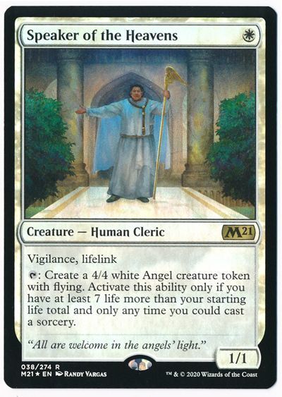 天界の語り部 Speaker Of The Heavens 英語版 M21 Foil マジック ザ ギャザリング買取ならカーナベル