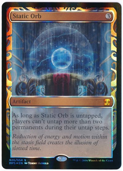 静態の宝珠 Static Orb 英語版 Mps アーティファクト 限定カード さ マジック ザ ギャザリング通販カーナベル