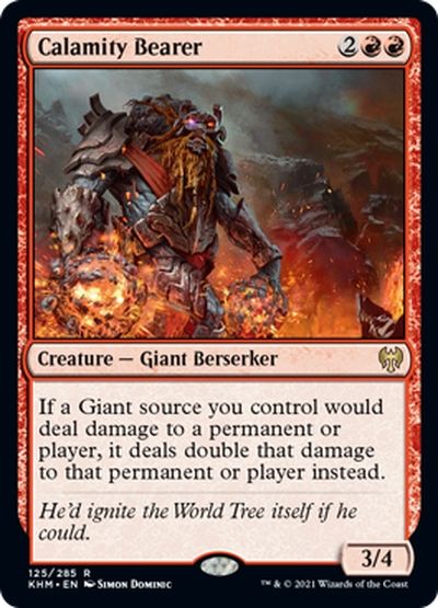 災厄を携える者 Calamity Bearer 英語版 Mtg Khm レア カーナベル