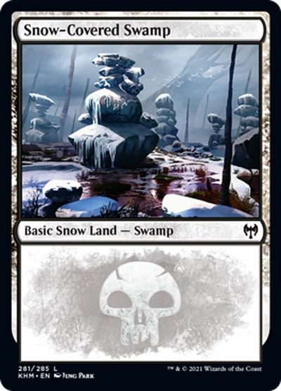 冠雪の沼/Snow-Covered Swamp(英語版)