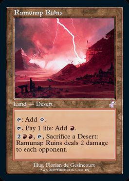 ラムナプの遺跡 Ramunap Ruins 英語版 タイムシフト Tsr マジック ザ ギャザリング通販カーナベル