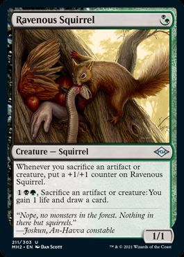 貪欲なるリス Ravenous Squirrel 英語版 アンコモン マジック ザ ギャザリング買取ならカーナベル