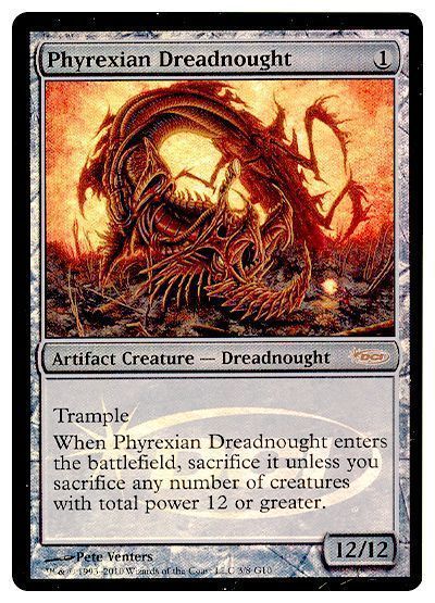 MTG】 ファイレクシアン・ドレッドノート/Phyrexian Dreadnought(英語 ...