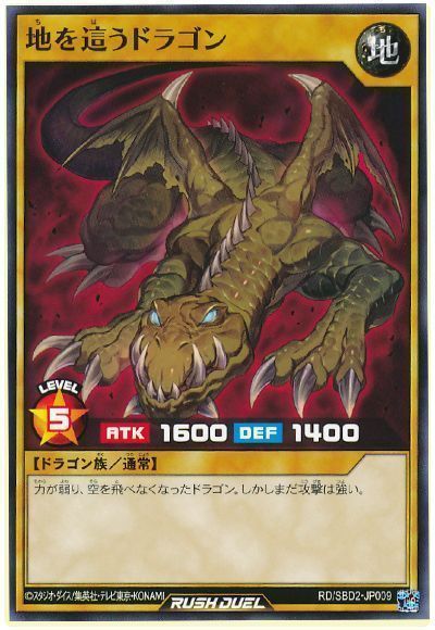 地を這うドラゴン