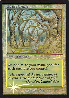 MTG ガイアの揺籃の地　Gaea’s Cradle 英語