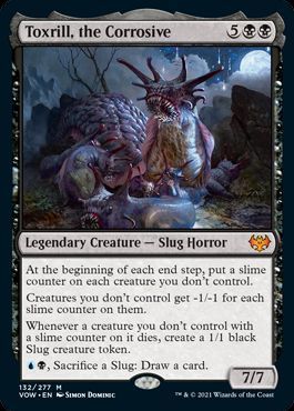 Mtg 蝕むもの トクスリル Toxrill The Corrosive 英語版 Vow 神話 の通販 カーナベル