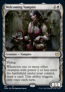 歓迎する吸血鬼 Welcoming Vampire 英語版 Mtg Vow ショーケース カーナベル