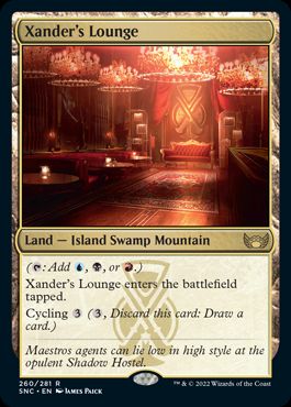 ザンダーの居室　MTG 4枚セット MTG】 ザンダーの居室/Xander's Lounge(英語版） SNC/レア の