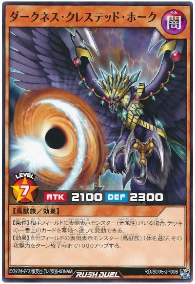 ダークネス・クレステッド・ホーク