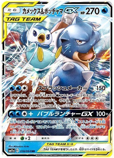 カメックス&ポッチャマGX