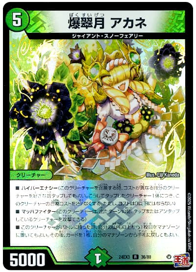 デュエマ　爆翠月アサギ　一枚300円 デュエマ】 爆翠月 アサギ DM24RP4/C の通販 - カーナベル