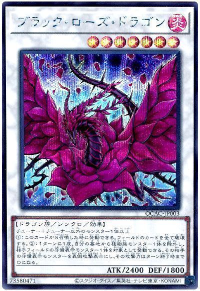 ブラック・ローズ・ドラゴン(通常イラスト)