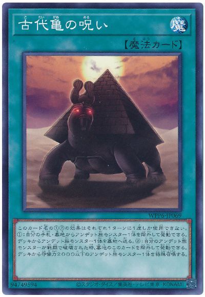 古代亀の呪い