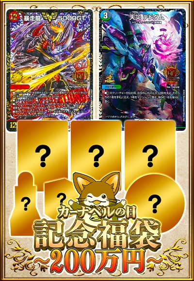 【デュエマ】カーナベルの日記念福袋～200万～