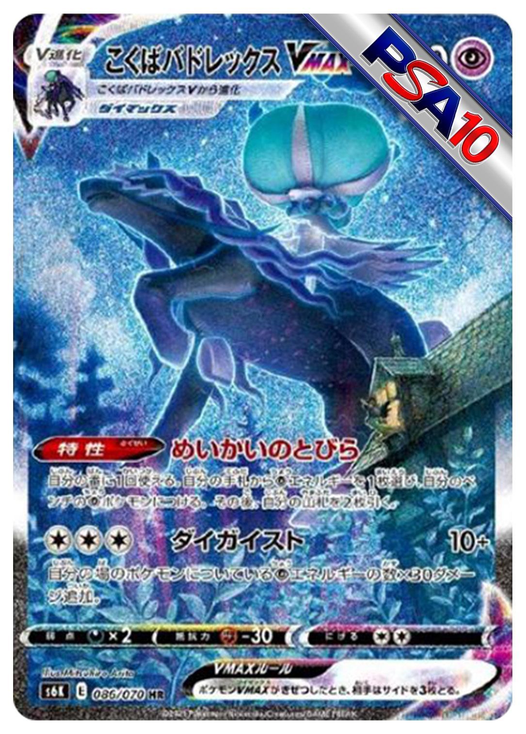 (PSA10)こくばバドレックスVMAX