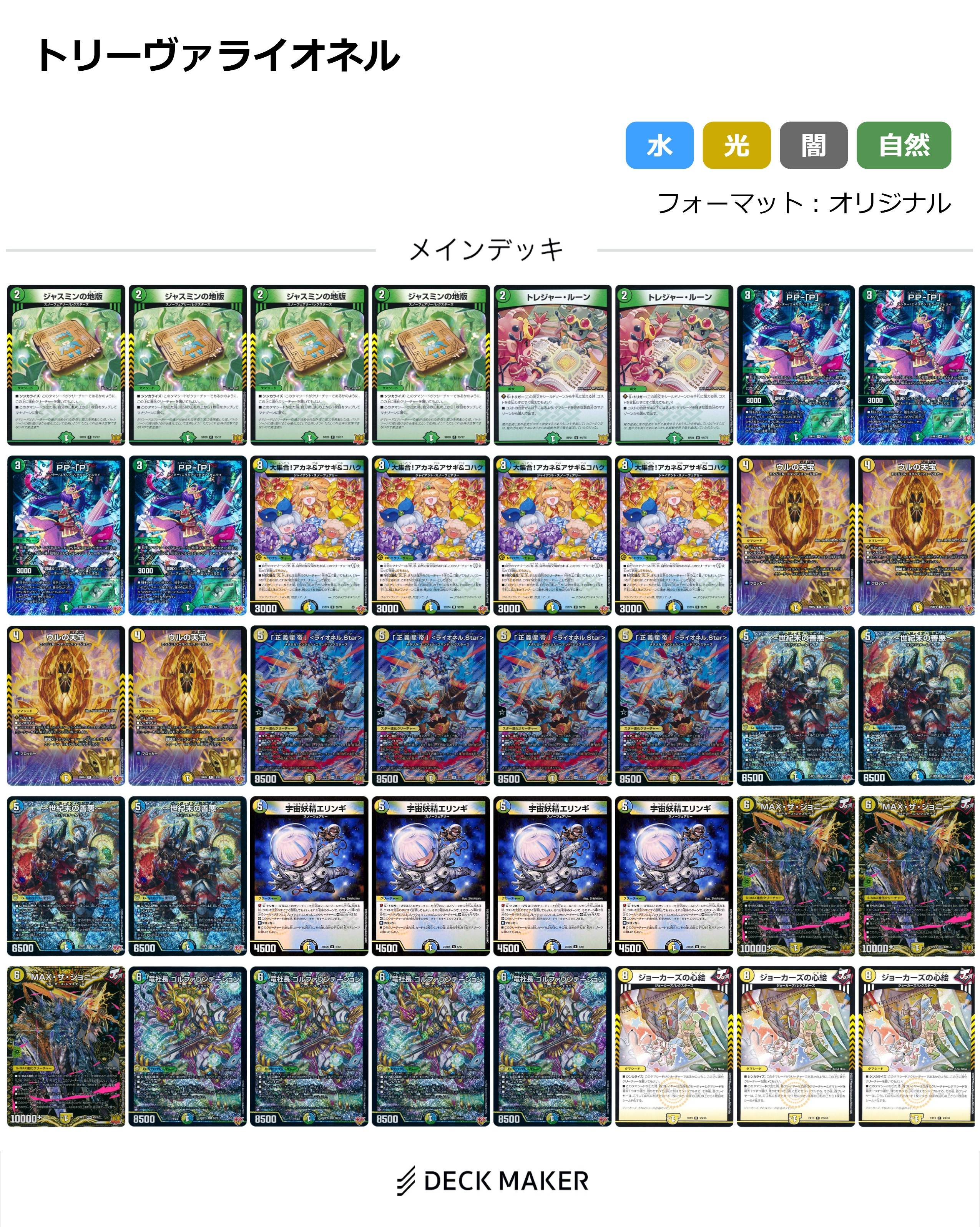 【デッキ販売】トリーヴァライオネル ウワサのデッキ	